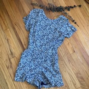 A&F Open-Back Floral Romper